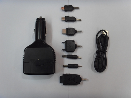 Cargadores del teléfono del coche del USB Samsung del recorrido del teléfono celular del OEM 12V mini con llevado