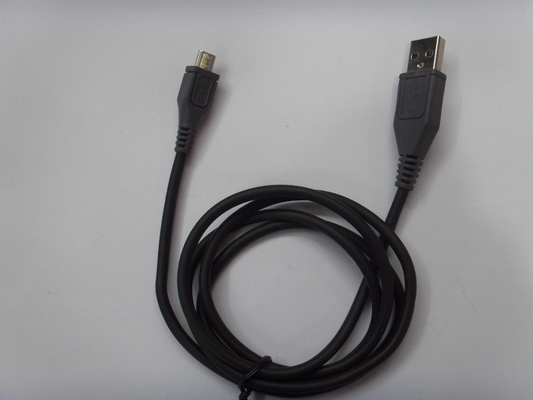 OEM 12V negro Mini auto cargador adaptador Cable USB 1.0 m para iPhone 4